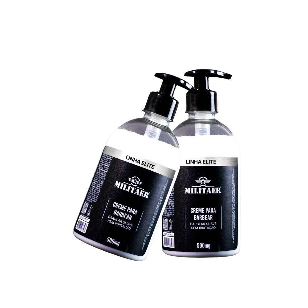 CREME DE BARBEAR MILITAER 500G - PELE PROTEGIDA