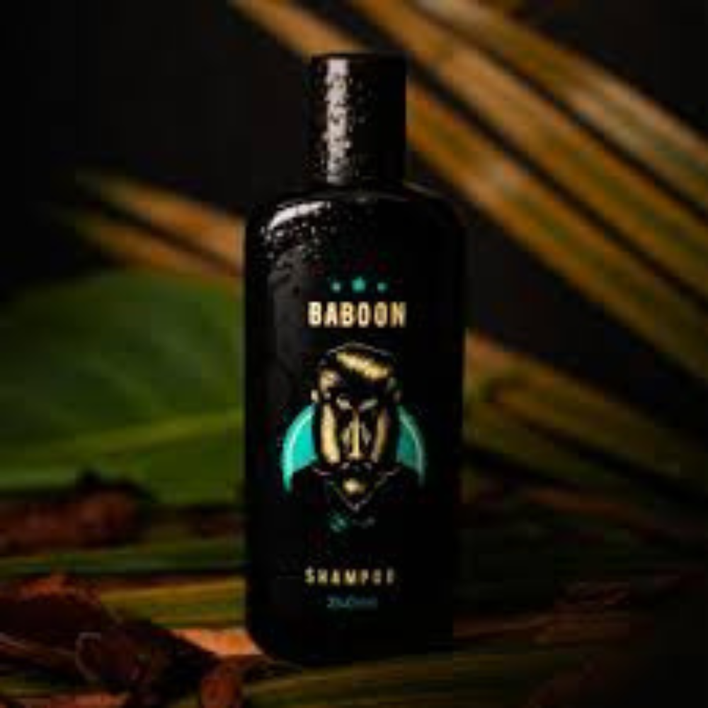 SHAMPOO PARA CABELO E BARBA BABOON MENTOLADO 240ML ORIGINAL
