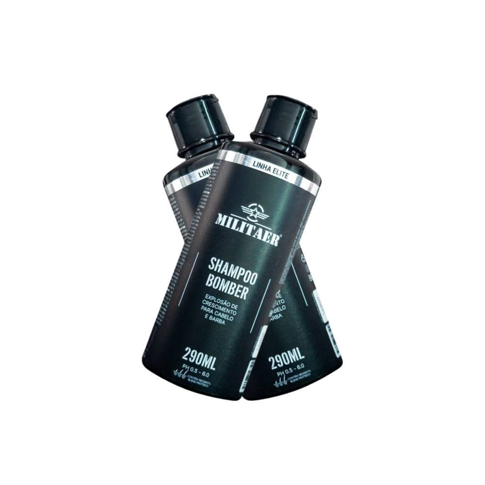 SHAMPOO BOMBER MILITAER 290ML - ESTIMULO CAPILAR