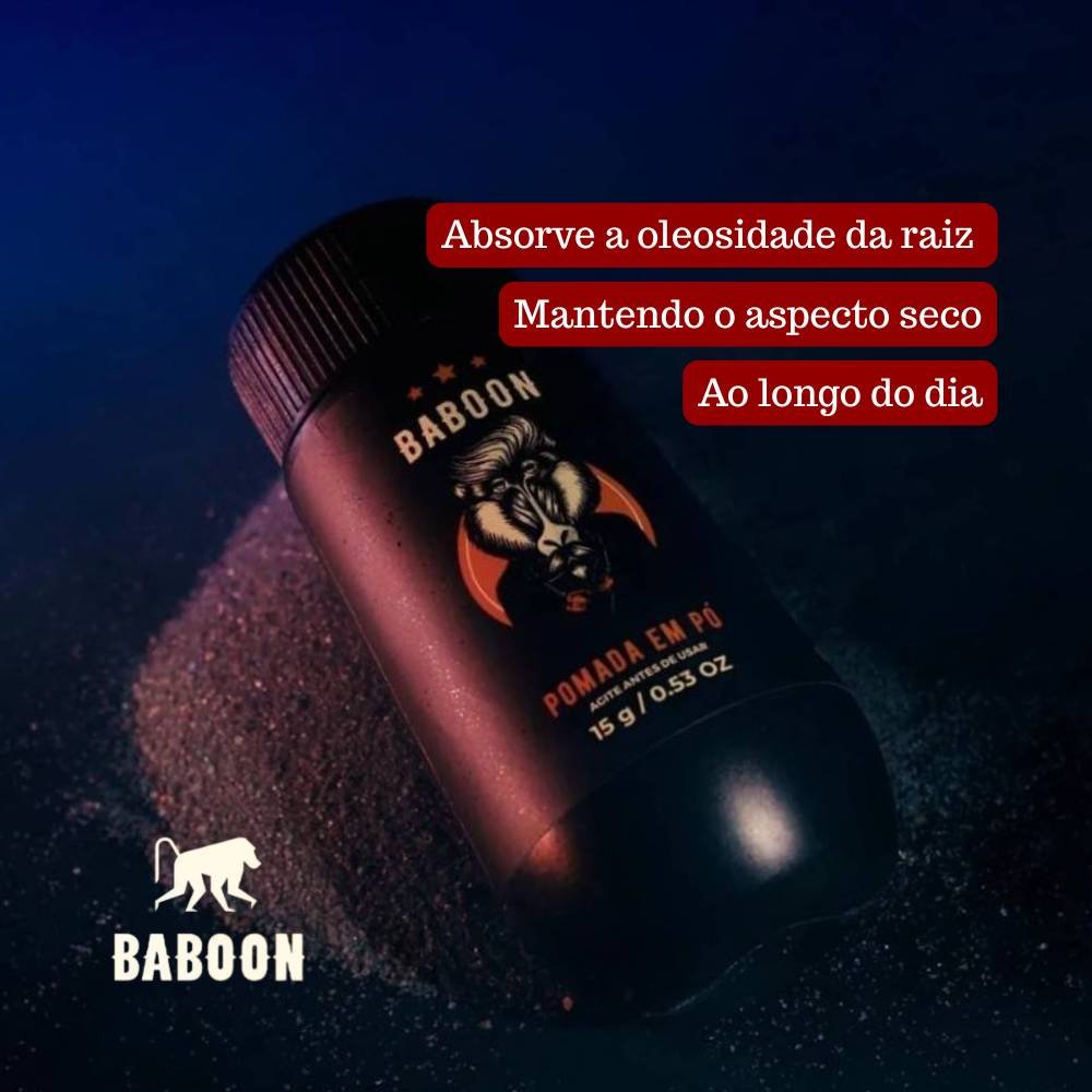 CERA MODELADORA EM PO BABOON 15G VOLUME E LEVEZA