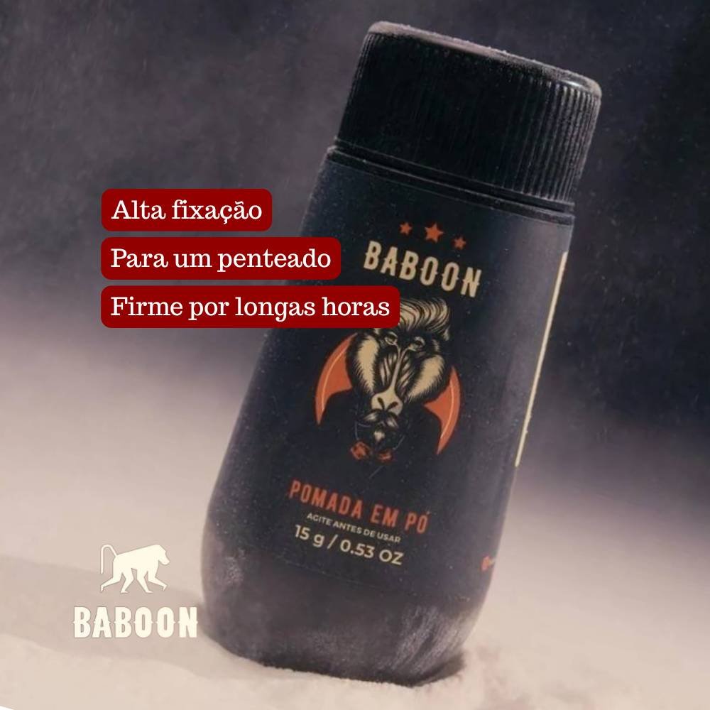 CERA MODELADORA EM PO BABOON 15G VOLUME E LEVEZA