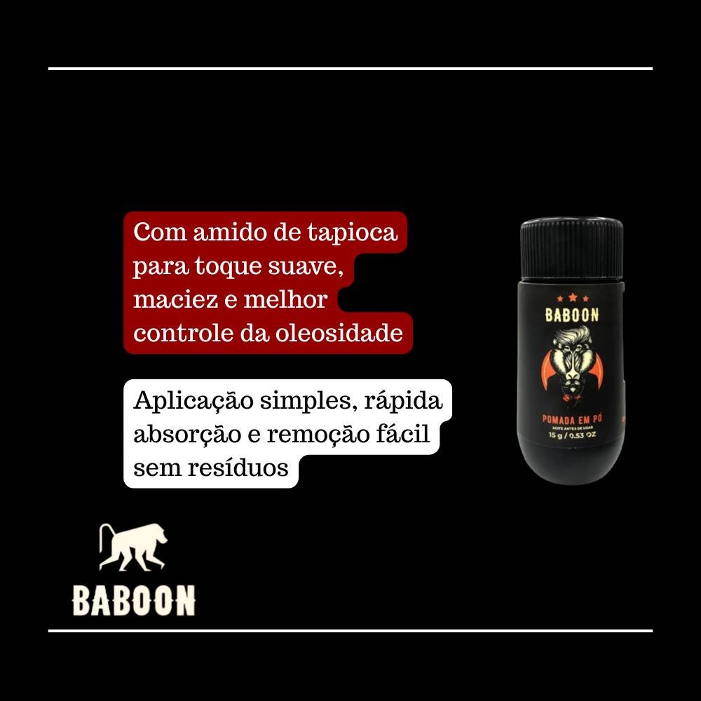 CERA MODELADORA EM PO BABOON 15G VOLUME E LEVEZA