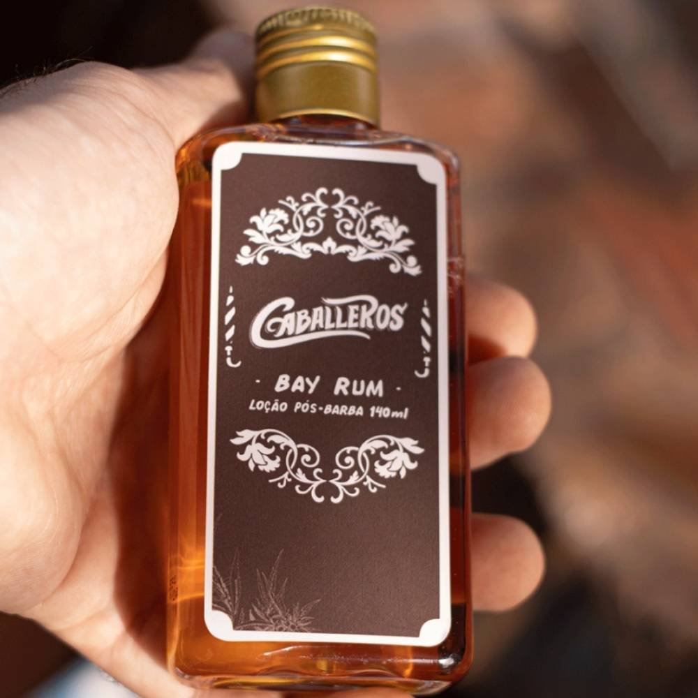 POS BARBA BAY RUM CABALLEROS 140ML LOCAO AFTER SHAVE