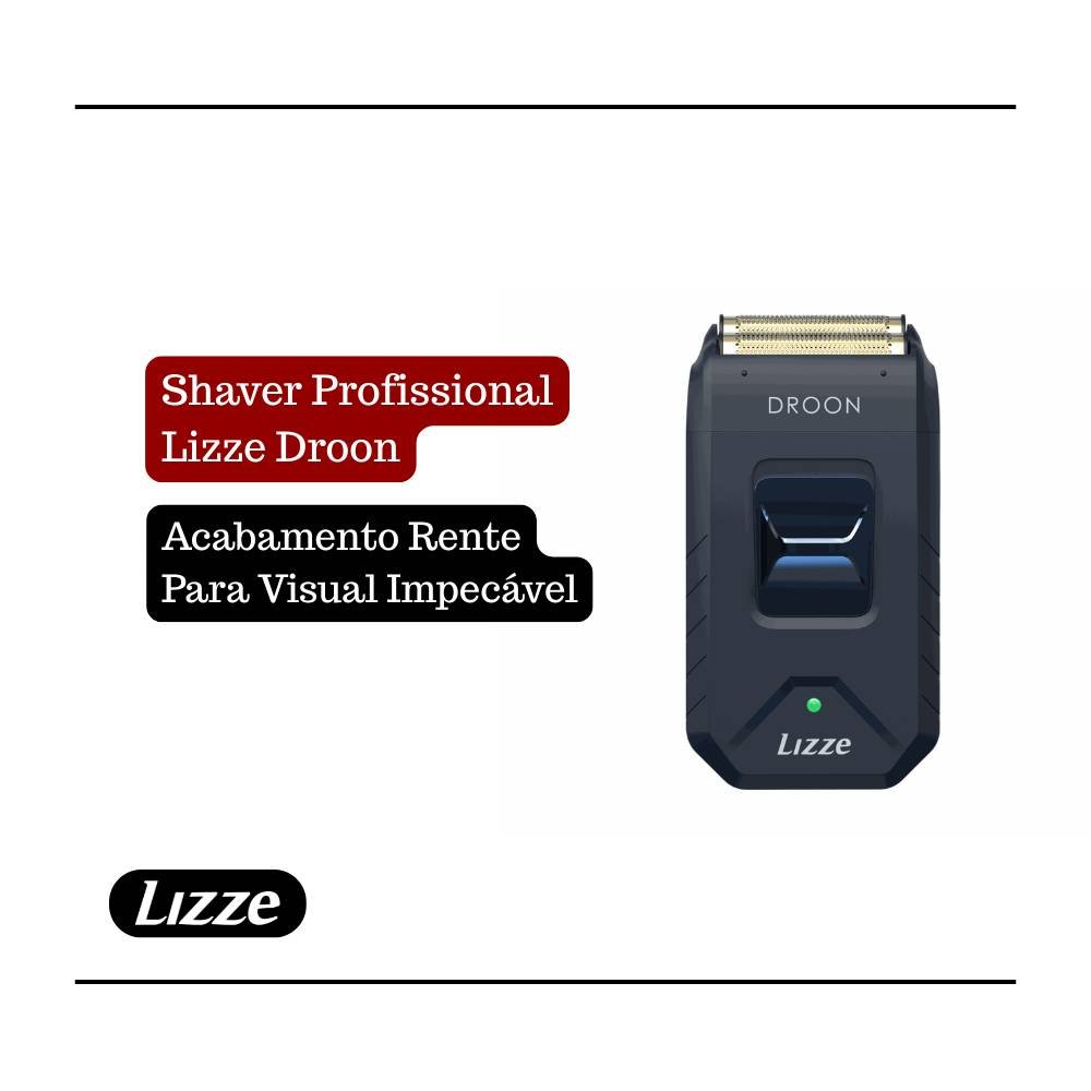 MAQUINA DE ACABAMENTO SHAVER PROFISSIONAL LIZZE DROON