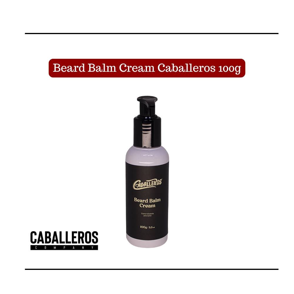 BEARD BALM CREAM CABALLEROS 100G – AROMA MARCANTE