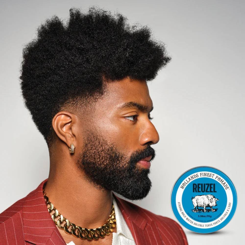 CERA REUZEL STRONG HOLD AZUL 95G FIXACAO MEDIA COM BRILHO