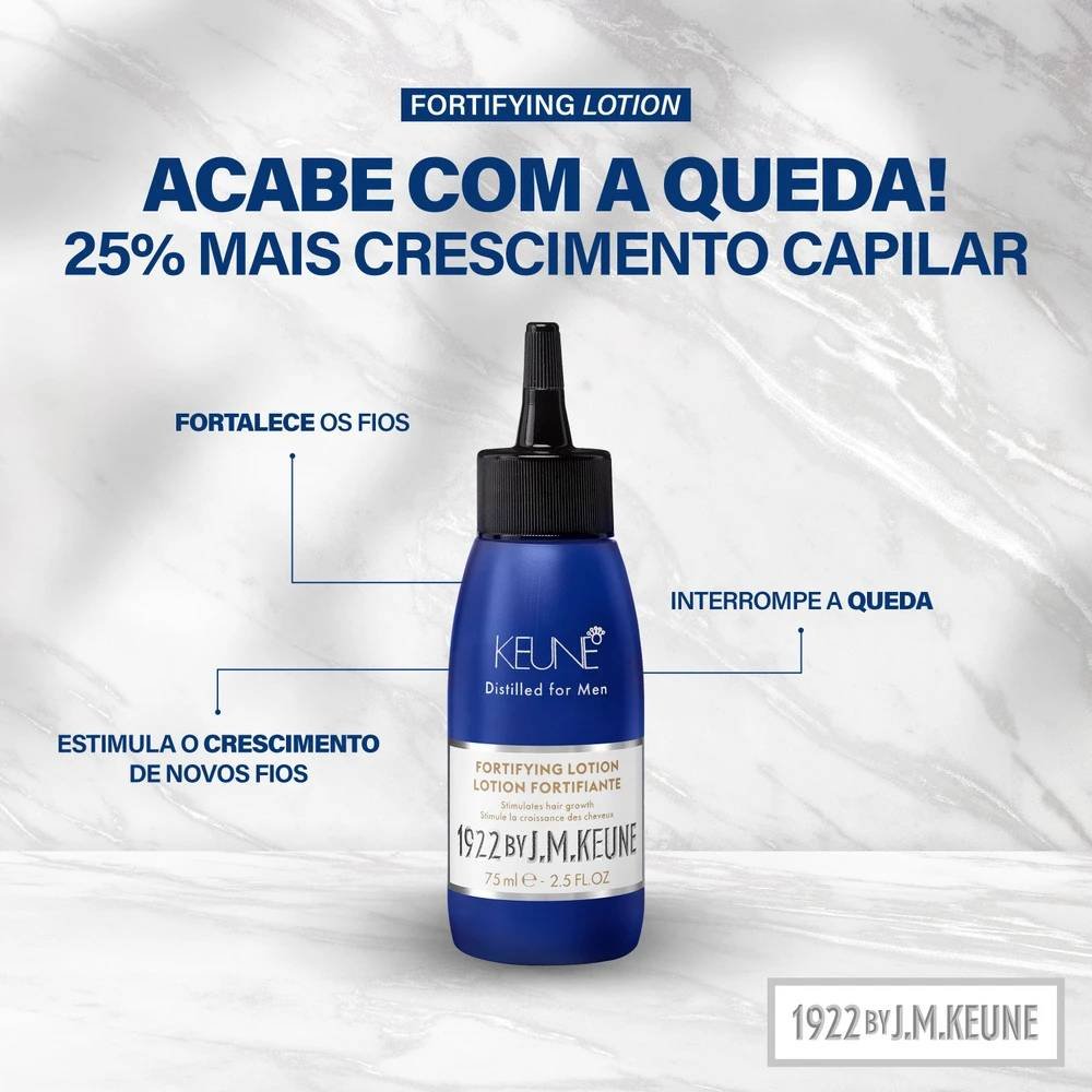 LOCAO CAPILAR ANTI-QUEDA FORTIFYING 1922 KEUNE 75ML