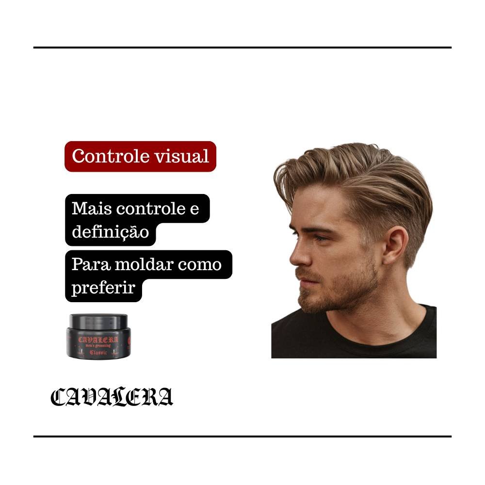 CERA MATTE CLASSIC CAVALERA 80G – VISUAL ALINHADO
