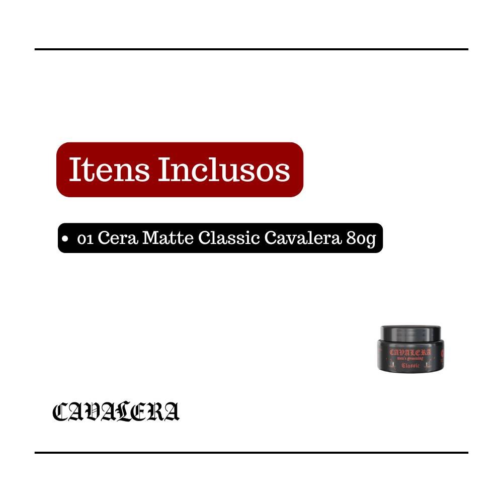 CERA MATTE CLASSIC CAVALERA 80G – VISUAL ALINHADO