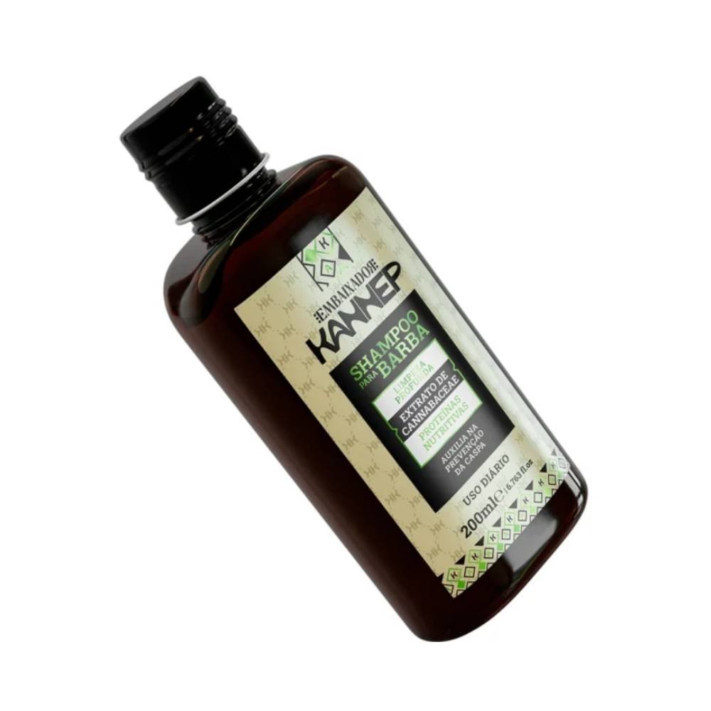 KANNEP SHAMPOO PARA BARBA 200ML – LIMPEZA SUAVE