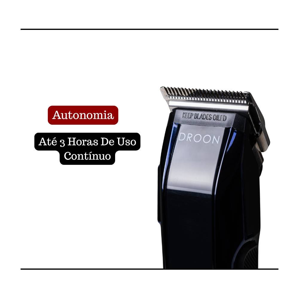MAQUINA DE CORTE PROFISSIONAL LIZZE DROON SEM FIO BIVOLT