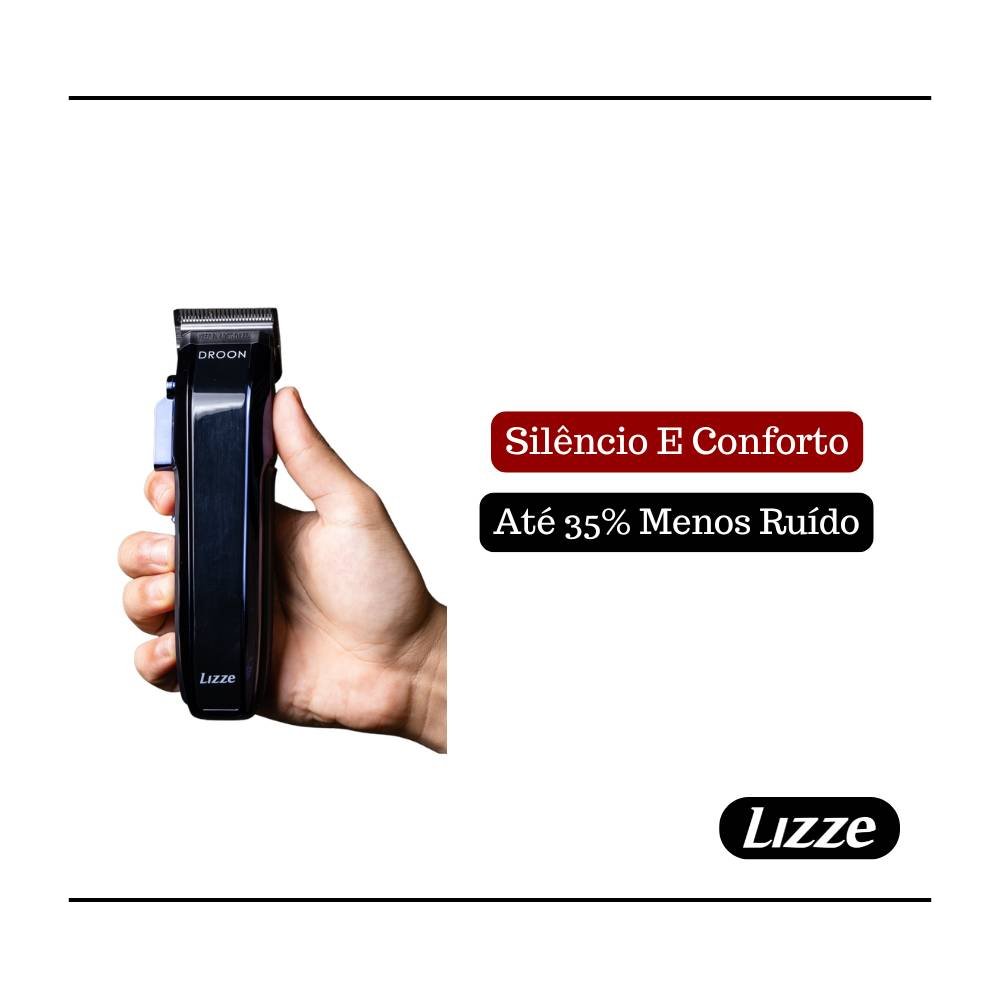 MAQUINA DE CORTE PROFISSIONAL LIZZE DROON SEM FIO BIVOLT