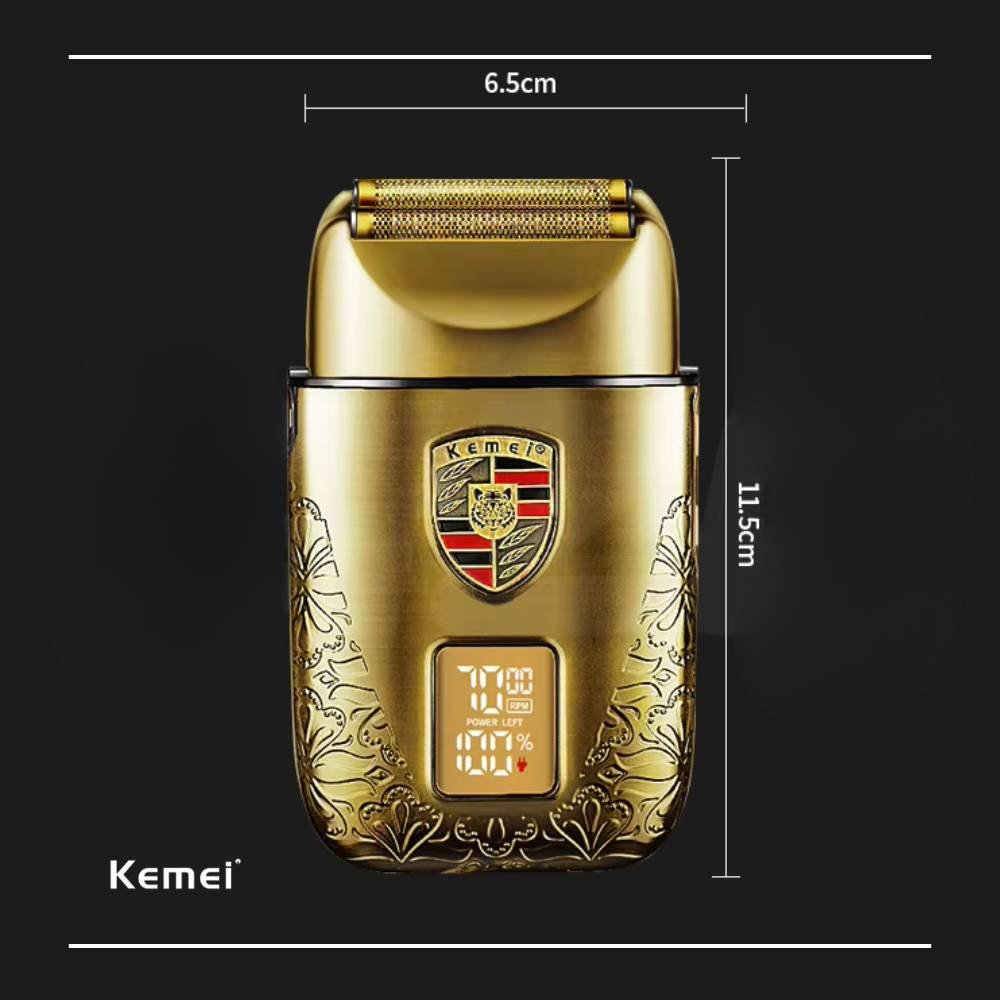 BARBEADOR ELETRICO SHAVER KEMEI KM-T93 RECARREGAVEL BIVOLT