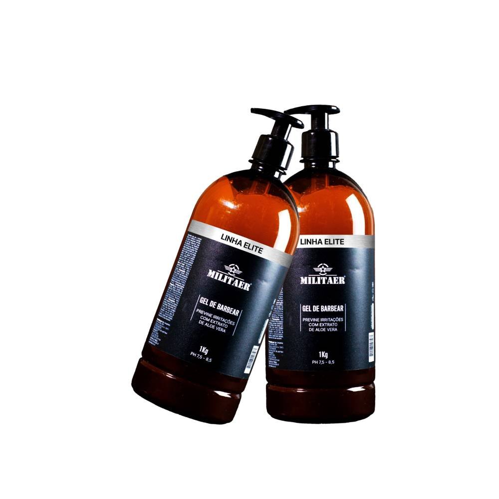 GEL DE BARBEAR MILITAER 1KG - DESLIZAMENTO SUAVE
