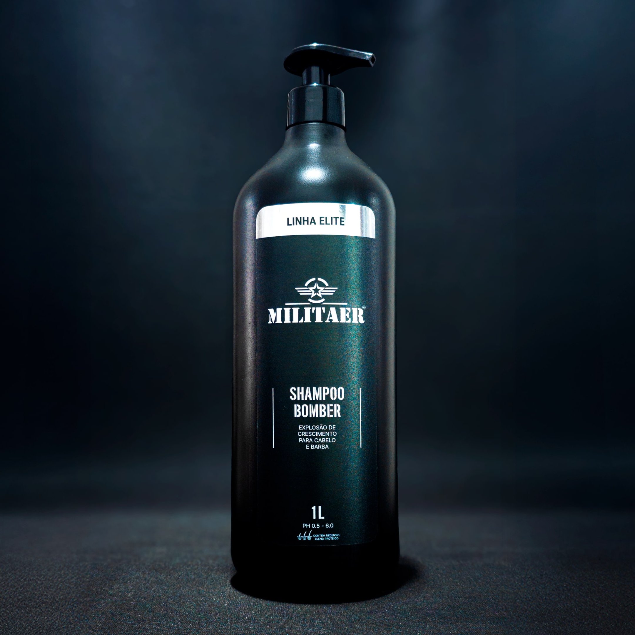 SHAMPOO BOMBER MILITAER 1L - ESTIMULO CAPILAR
