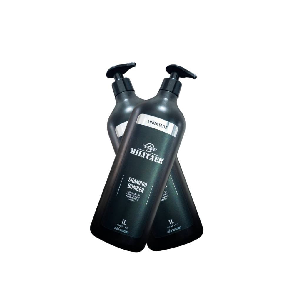 SHAMPOO BOMBER MILITAER 1L - ESTIMULO CAPILAR