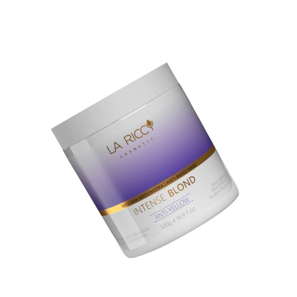 MASCARA INTENSE BLOND LA RICCY 500G – TONALIZANTE E HIDRATACAO INTENSA