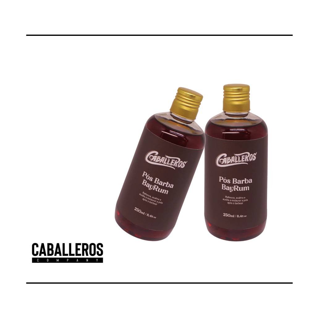 POS BARBA BAY RUM CABALLEROS 250ML LOCAO AFTER SHAVE
