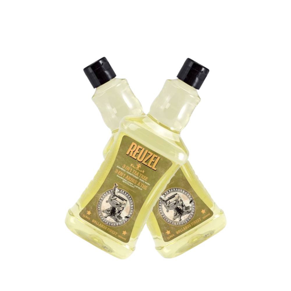 SHAMPOO E CONDICIONADOR 3 EM 1 TEA TREE REUZEL 1L