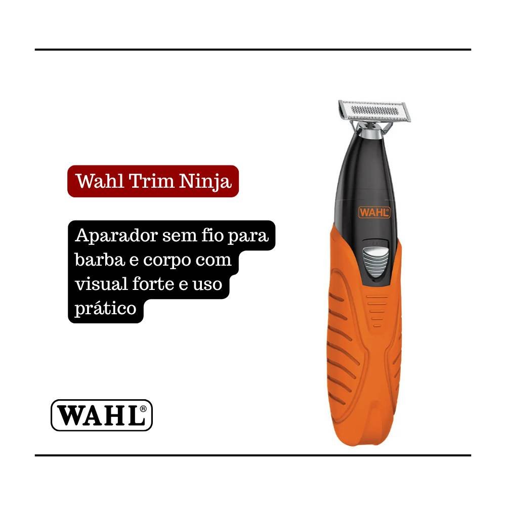 APARADOR DE PELOS PARA BARBA E CORPO TRIM NINJA WAHL