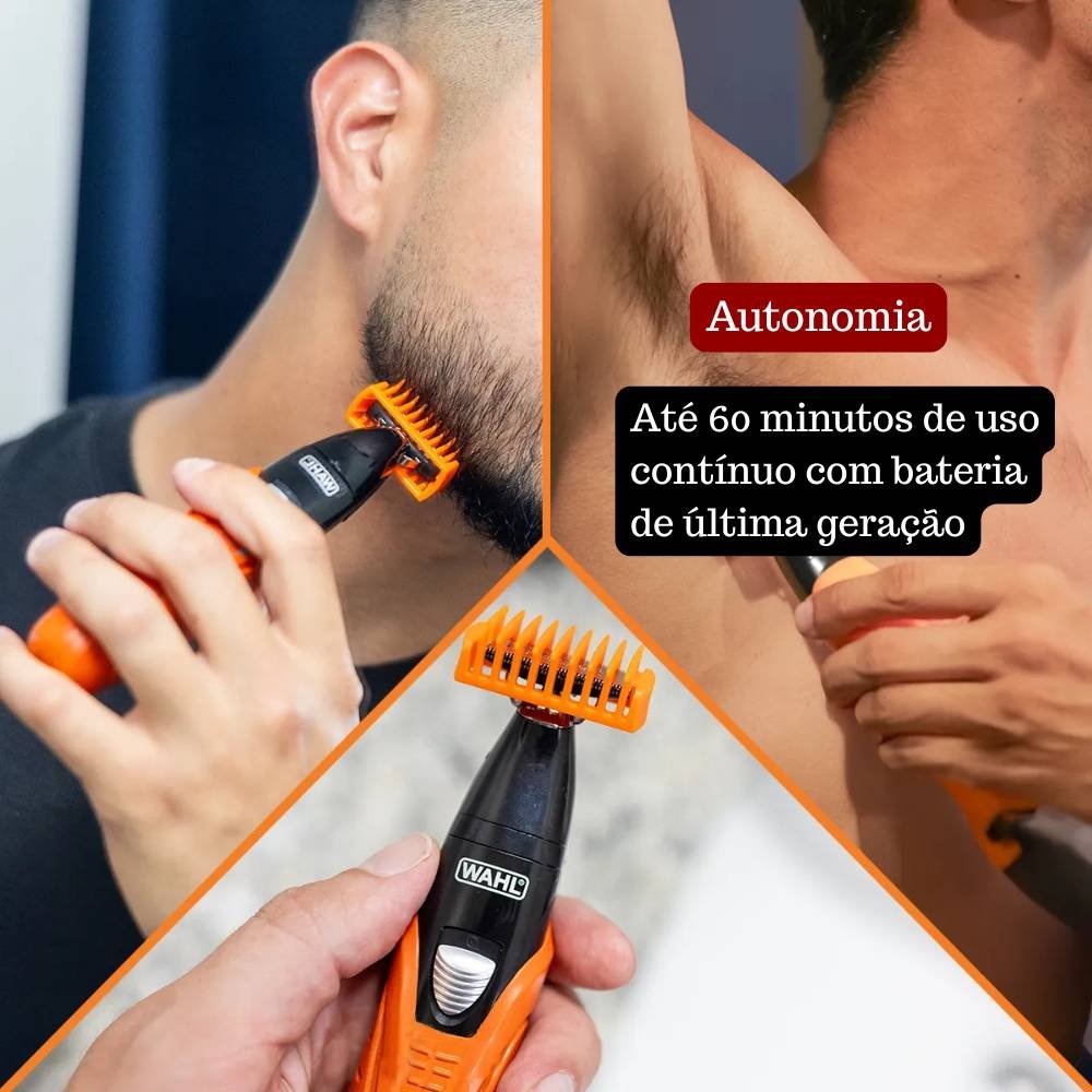 APARADOR DE PELOS PARA BARBA E CORPO TRIM NINJA WAHL