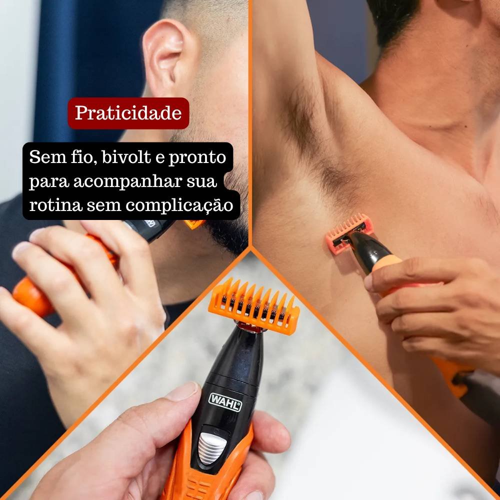 APARADOR DE PELOS PARA BARBA E CORPO TRIM NINJA WAHL