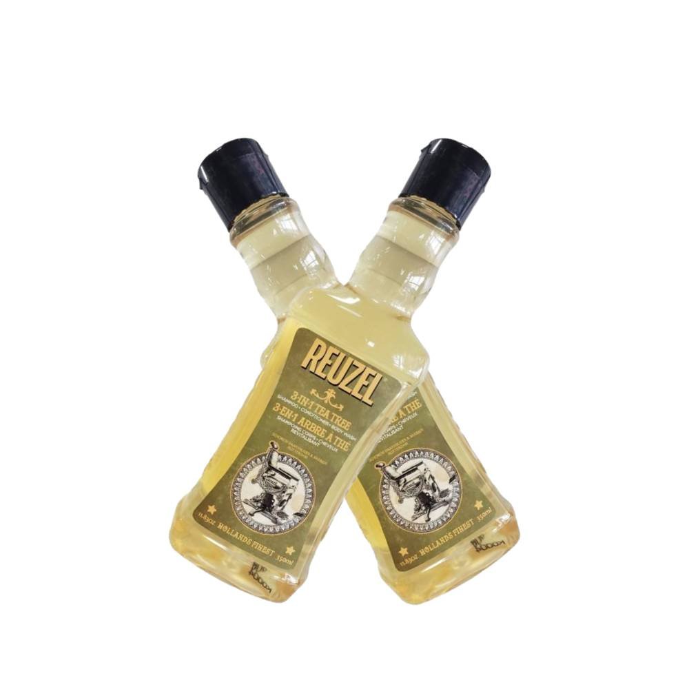 SHAMPOO E CONDICIONADOR 3 EM 1 TEA TREE REUZEL 350ML