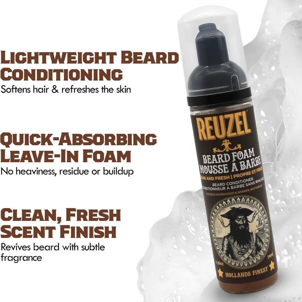 BEARD FOAM MOUSSE A BARBE CONDITIONER REUZEL 70ML