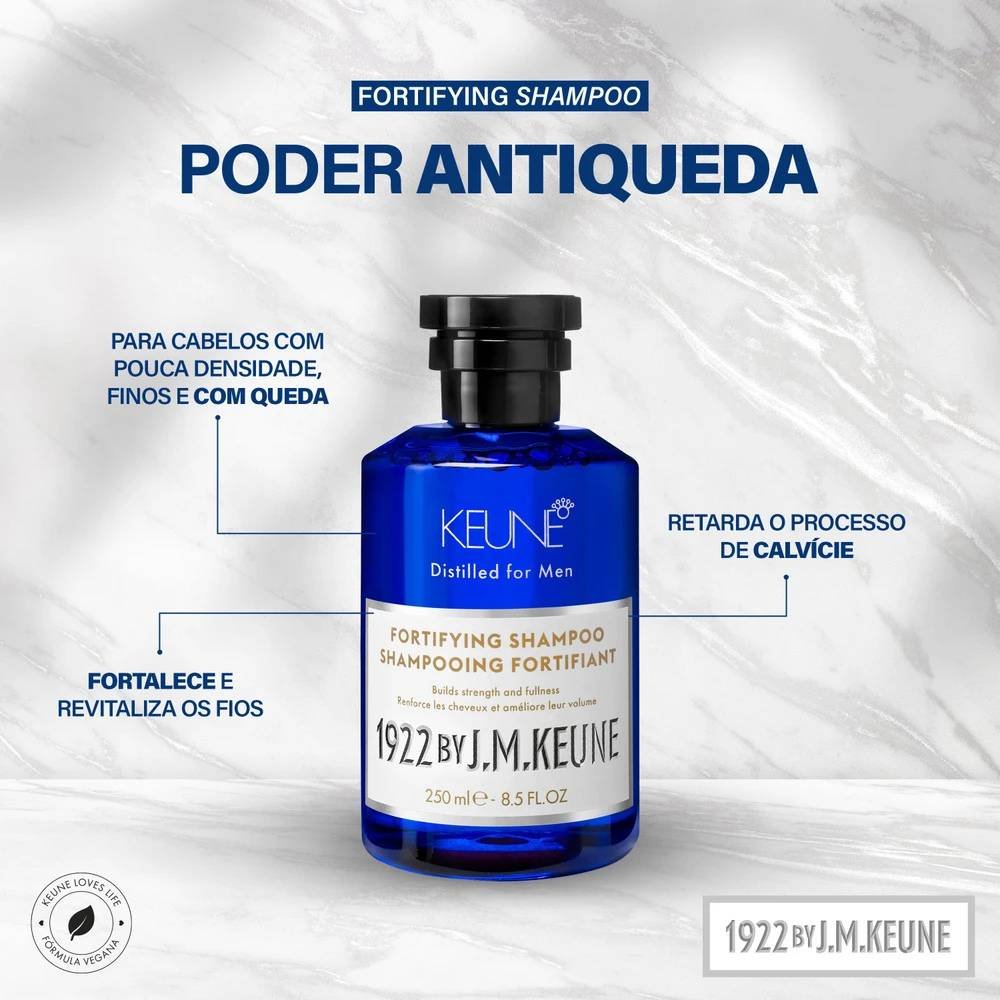 SHAMPOO FORTIFYING KEUNE 250ML – FORCA E RESISTENCIA PARA OS FIOS