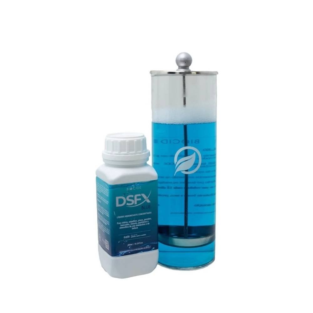 HIGIENIZADOR PROFISSIONAL BIOCIDE DSFX BLUE 480ML - PROTECAO AVANCADA