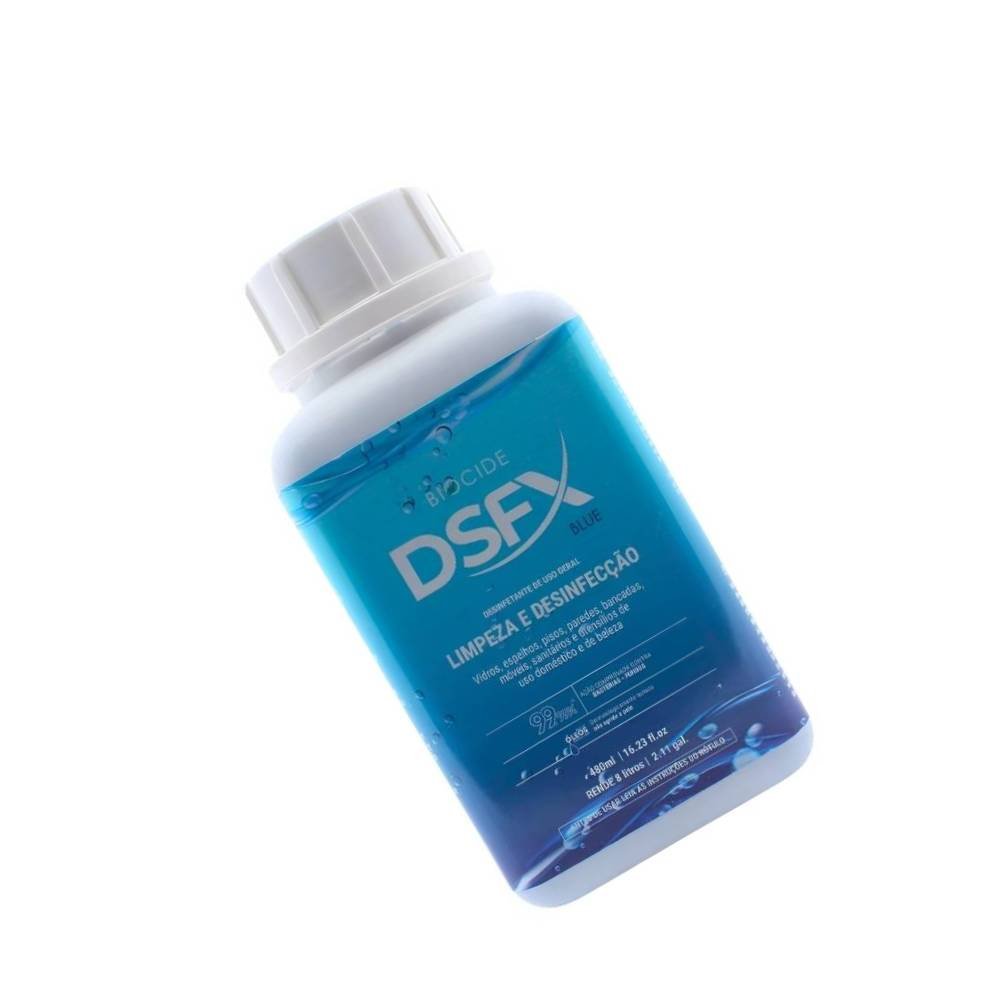 HIGIENIZADOR PROFISSIONAL BIOCIDE DSFX BLUE 480ML - PROTECAO AVANCADA