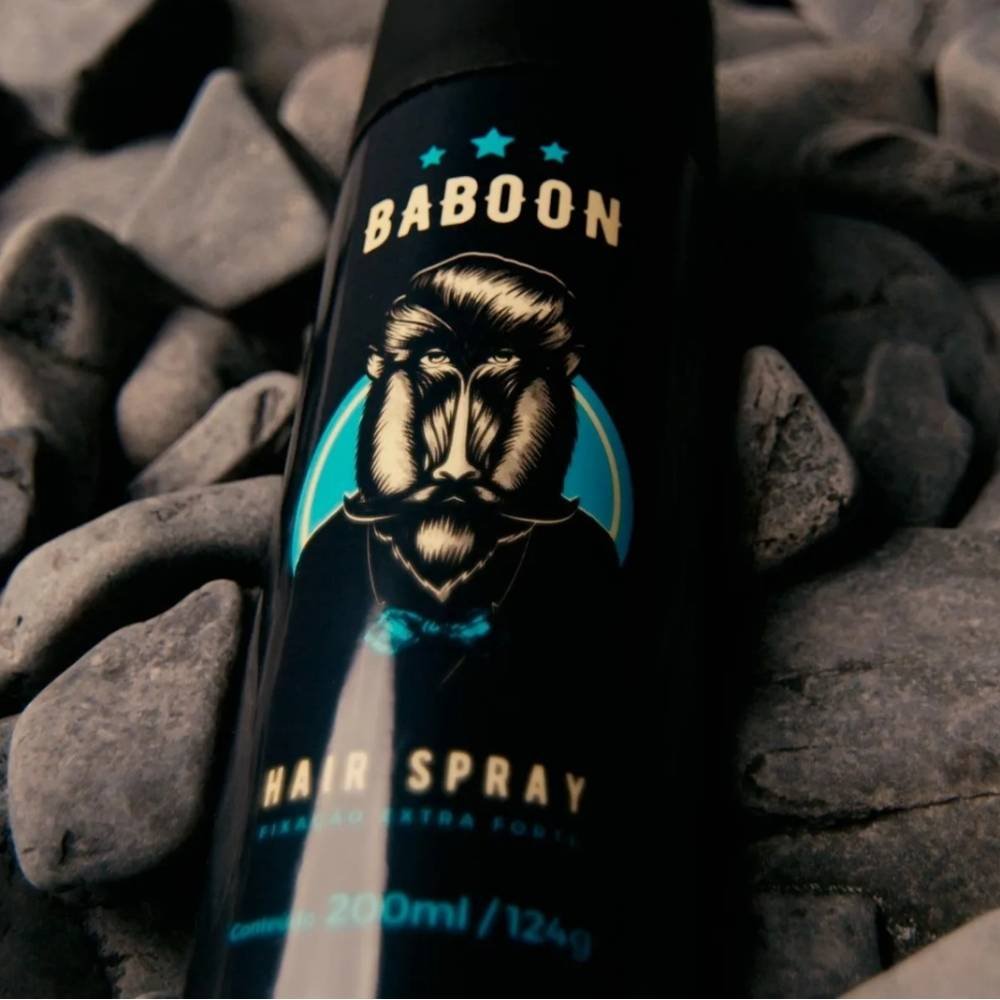 HAIR SPRAY EXTRA FORTE BABOON 200ML CONTROLE TOTAL