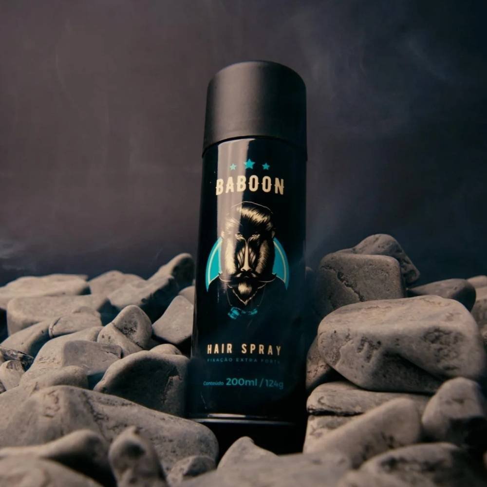 HAIR SPRAY EXTRA FORTE BABOON 200ML CONTROLE TOTAL