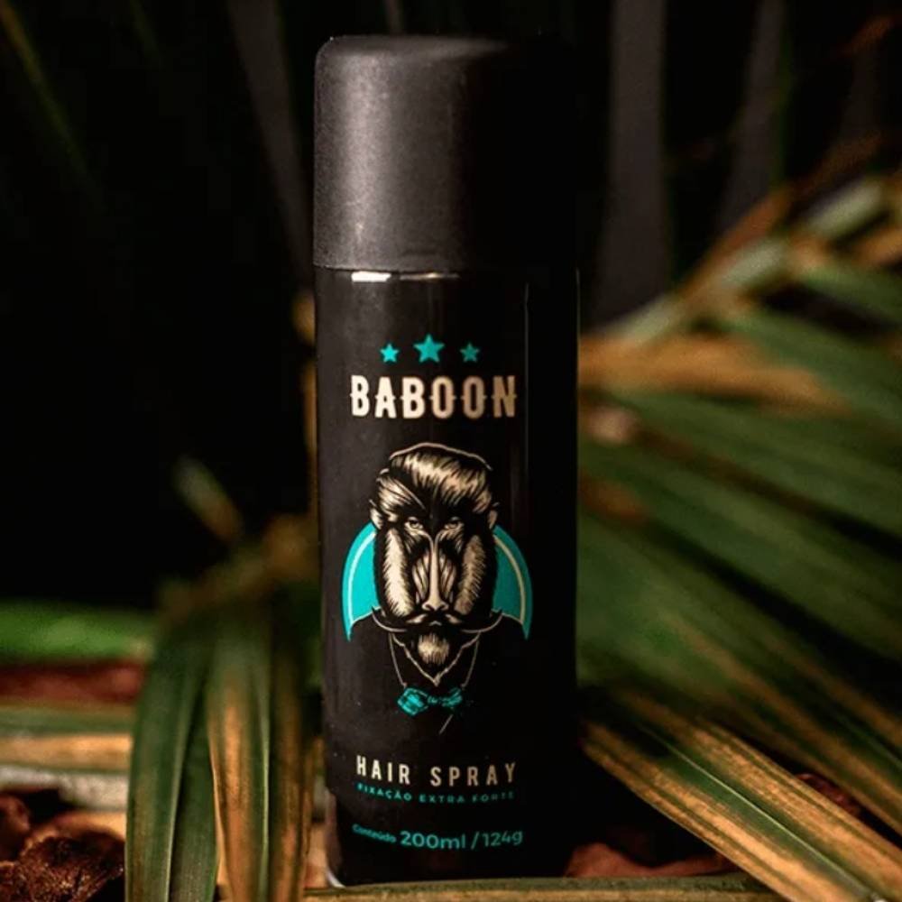 HAIR SPRAY EXTRA FORTE BABOON 200ML CONTROLE TOTAL