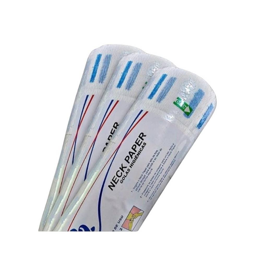 GOLA HIGIENICA NECK PAPER 5UN PROTEÇÃO DESCARTAVEL