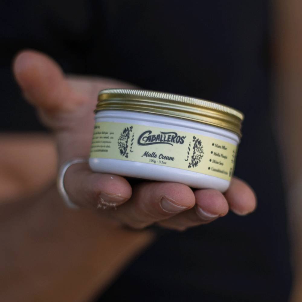 CERA MATTE CREAM CABALLEROS 90G EFEITO SECO NAO OLEOSA