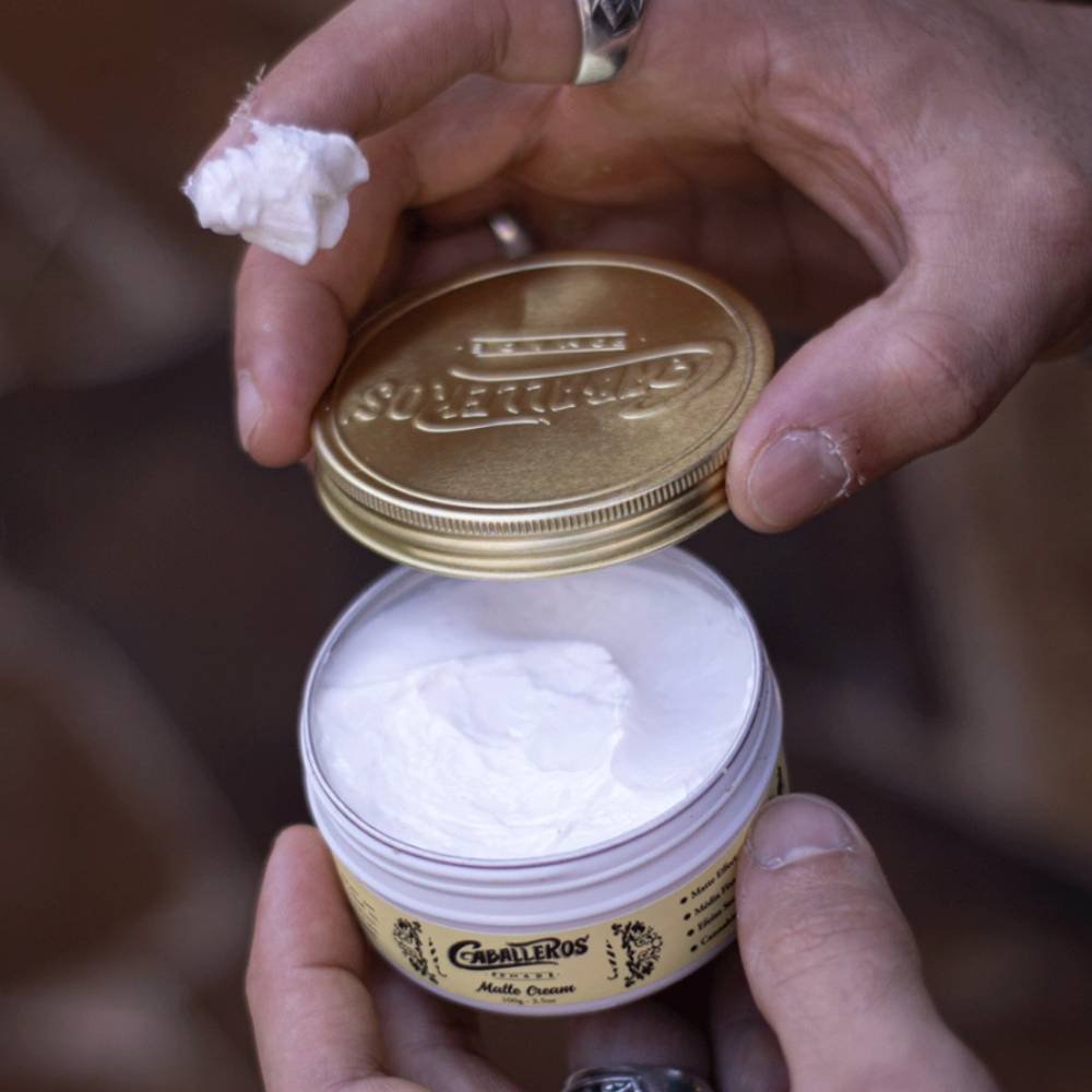 CERA MATTE CREAM CABALLEROS 90G EFEITO SECO NAO OLEOSA