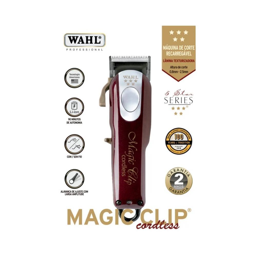 WAHL MAGIC CLIP CORDLESS NACIONAL – CORTE SUAVE