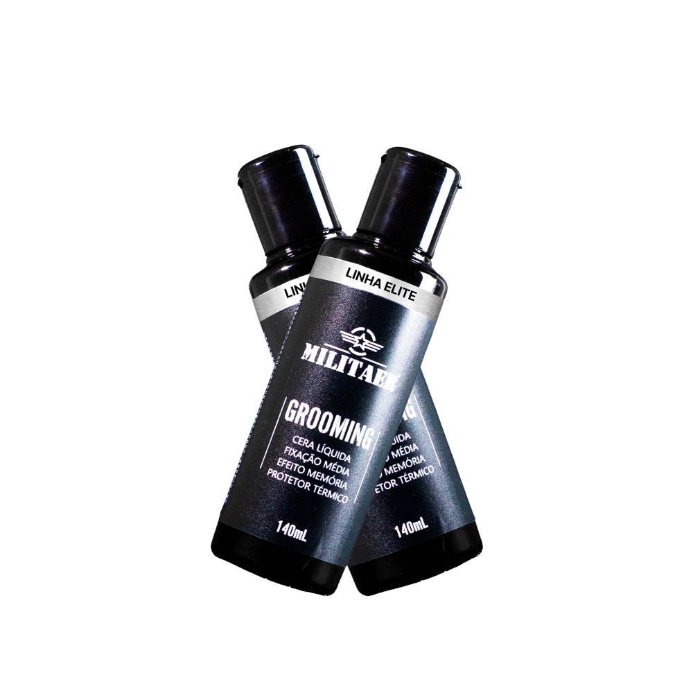 GROOMING MILITAER 140ML - FIXACAO NATURAL