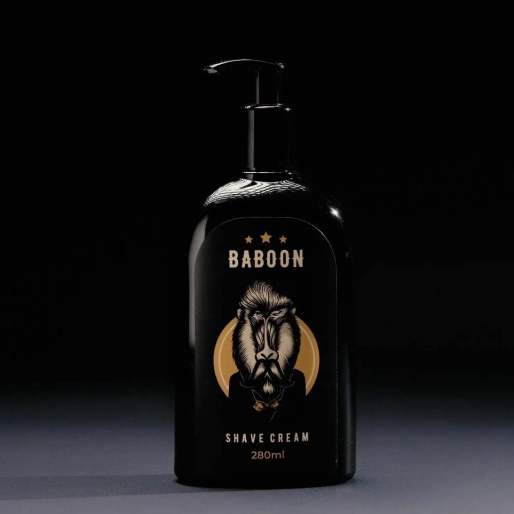 SHAVE CREAM BABOON 280G BARBEAR SUAVE E PRECISO