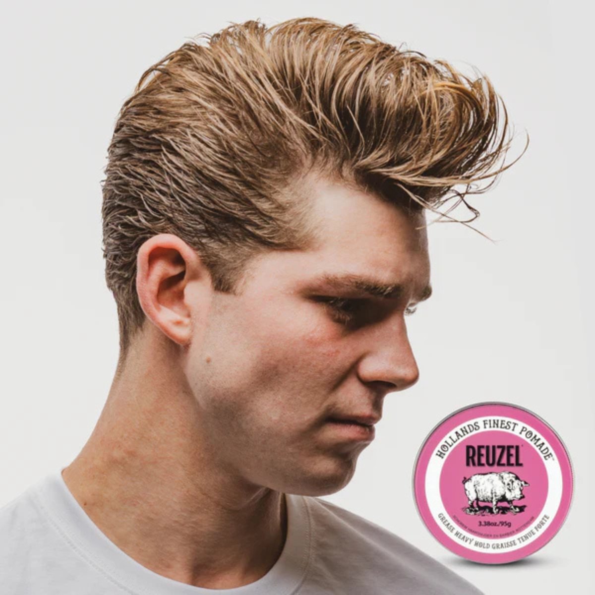 CERA REUZEL ROSA BASE OLEOSA 95G FIXACAO PESADA