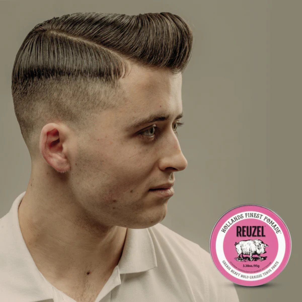 CERA REUZEL ROSA BASE OLEOSA 95G FIXACAO PESADA