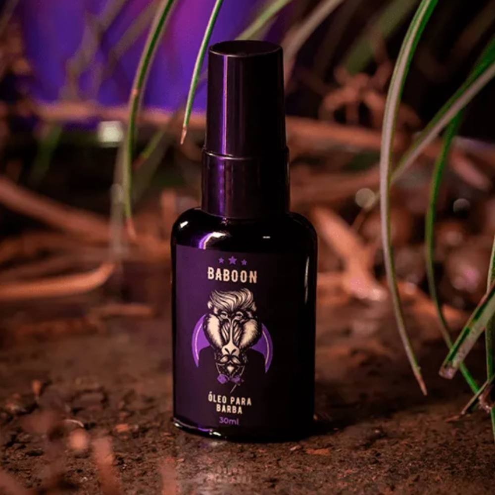 OLEO PARA BARBA BABOON 30ML NUTRICAO E MACIEZ