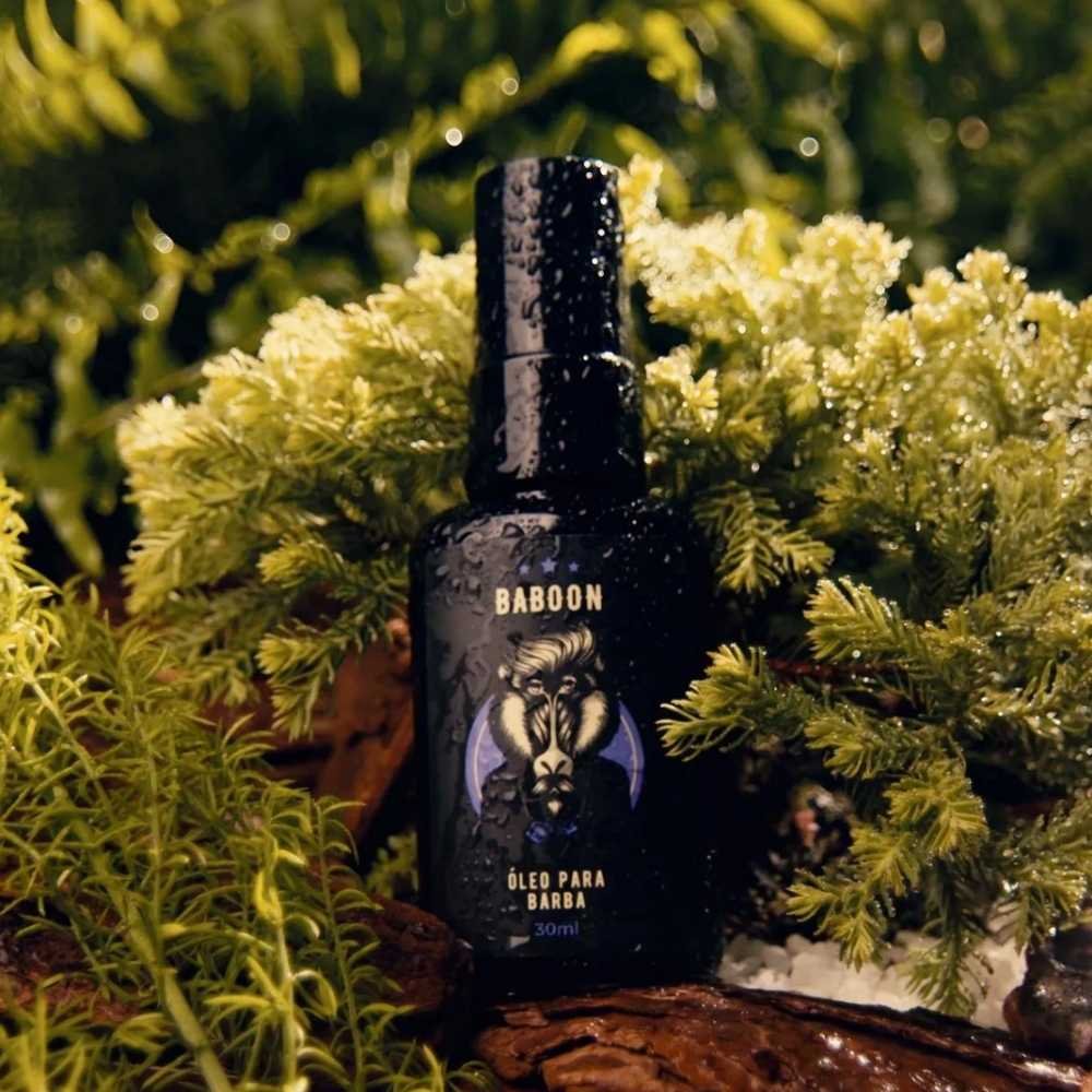 OLEO PARA BARBA BABOON 30ML NUTRICAO E MACIEZ