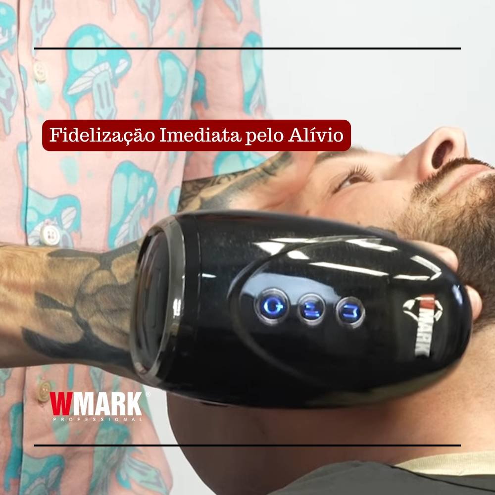 MASSAGEADOR SEM FIO WMARK PARA BARBOTERAPIA PROFISSIONAL