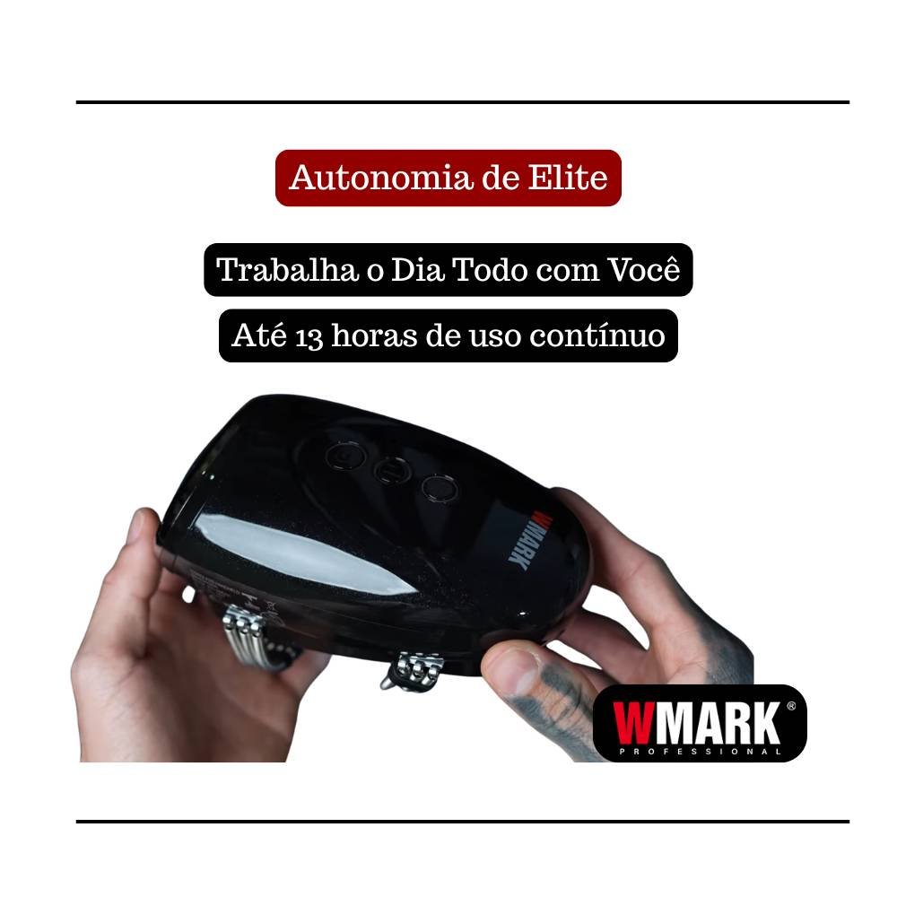MASSAGEADOR SEM FIO WMARK PARA BARBOTERAPIA PROFISSIONAL