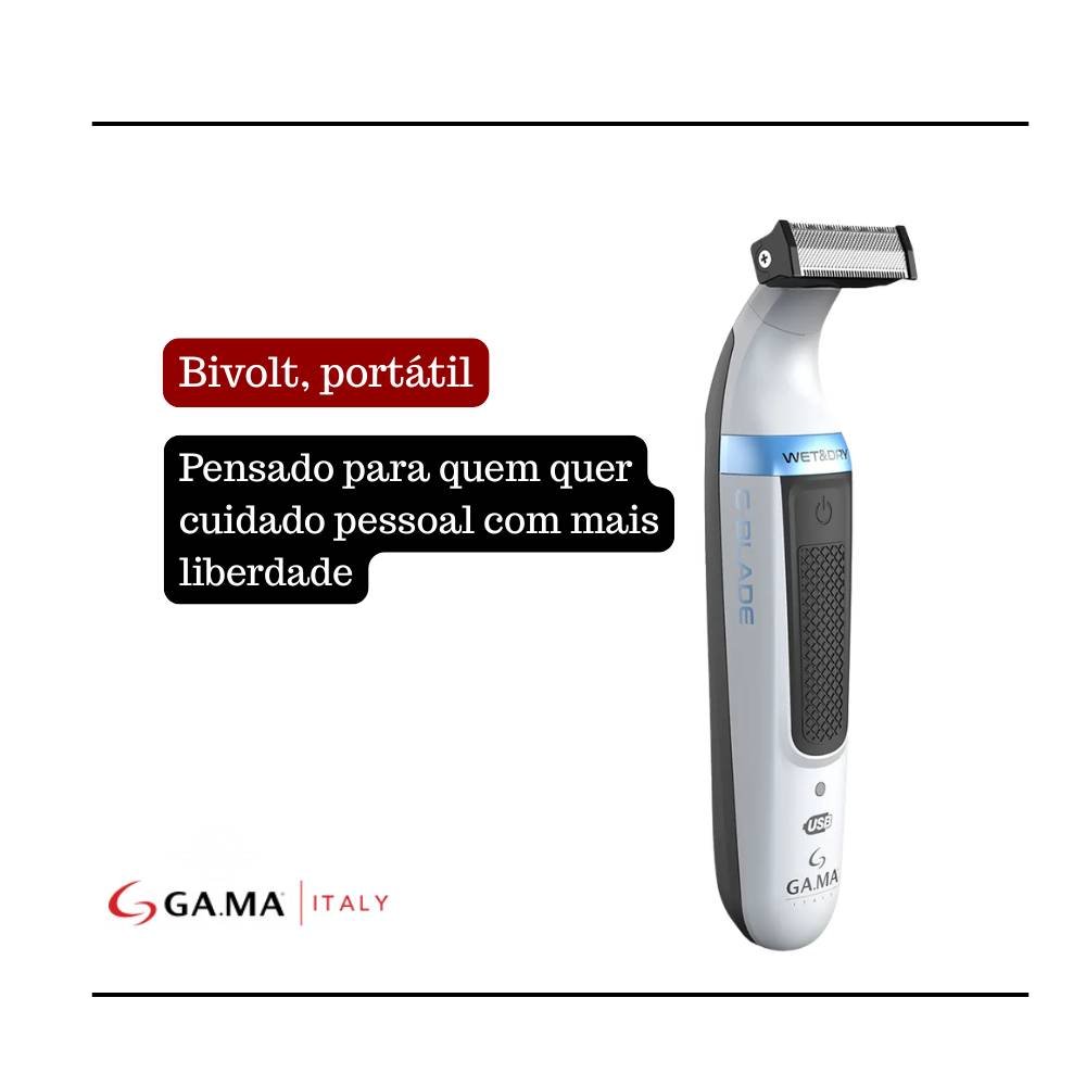 APARADOR DE PELOS PARA BARBA E CORPO G-BLADE GAMA