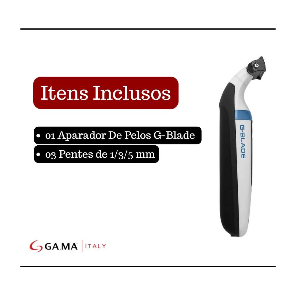 APARADOR DE PELOS PARA BARBA E CORPO G-BLADE GAMA