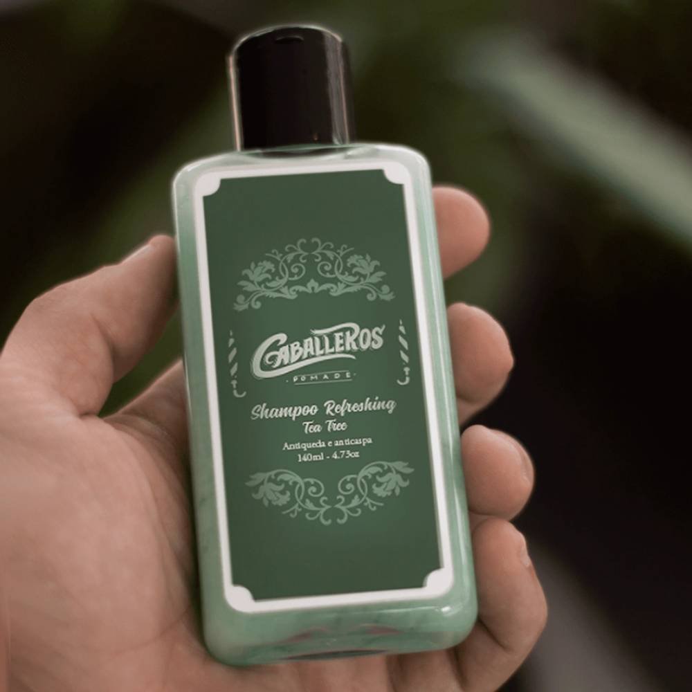 SHAMPOO TEA TREE CABALLEROS 140ML LIMPEZA PROFUNDA