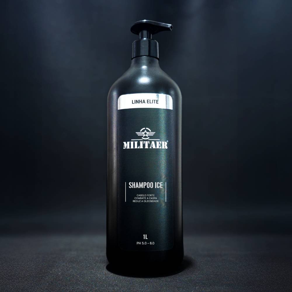 SHAMPOO ICE MILITAER 1L - SENSACAO REFRESCANTE